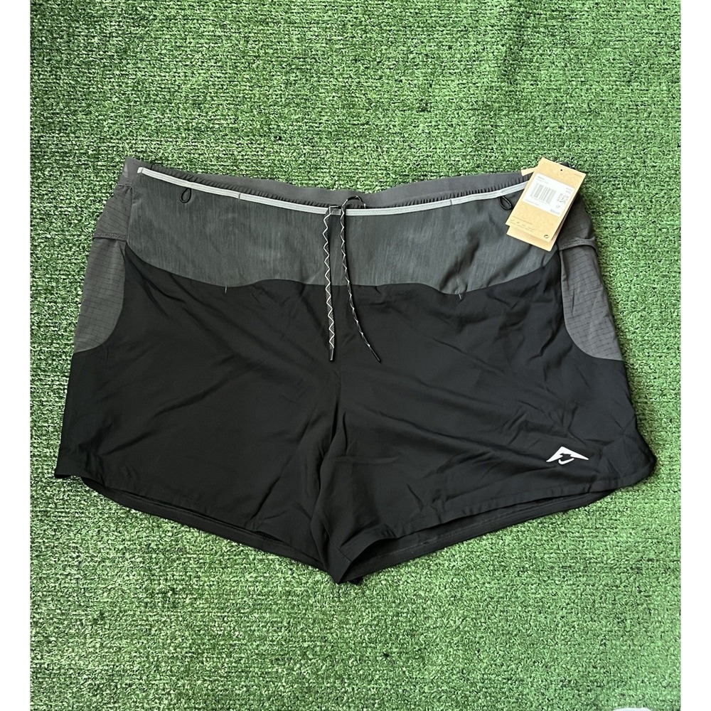 Nike Trail Second Sunrise 5" ADV‎ Running Shorts Mens 2XL Black HJ3572-010